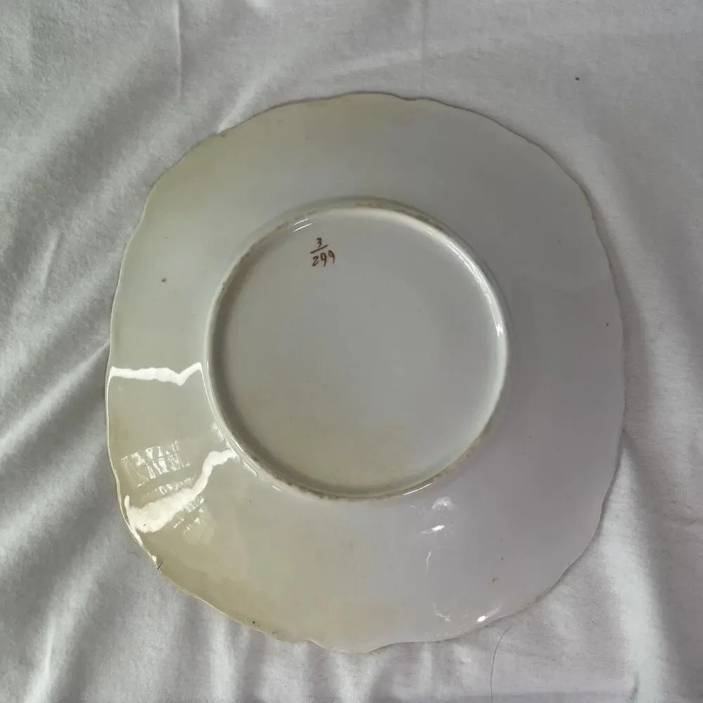 Antique Carl Tielsch Altwasser Germany Iridescent Side Plate #3/299